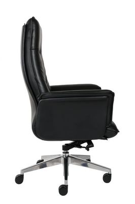 360 Degree Conjoined Armrest Leather Revolving Chair With Armrest