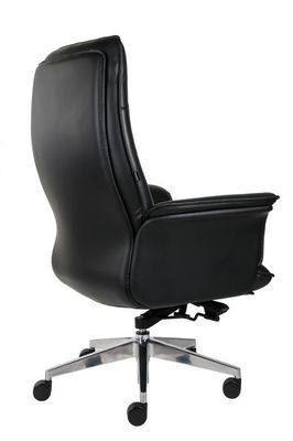 360 Degree Conjoined Armrest Leather Revolving Chair With Armrest