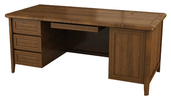 24" X 60" Executive Office Table , Solid Wood Sturdy Computer Desk