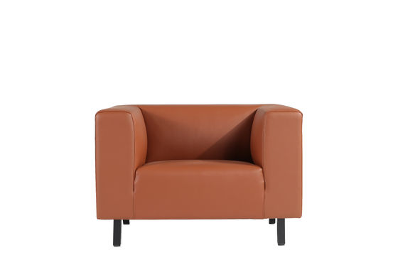 Tufted Leather Modular Office Reception Sofa Free Combination