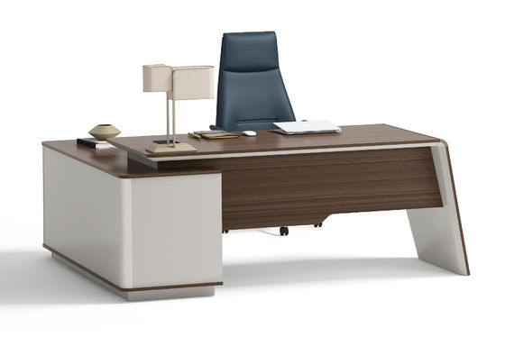 Commercial Executive Office Table Australian Oak + Gray Color