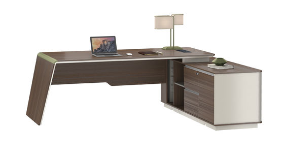 Commercial Executive Office Table Australian Oak + Gray Color