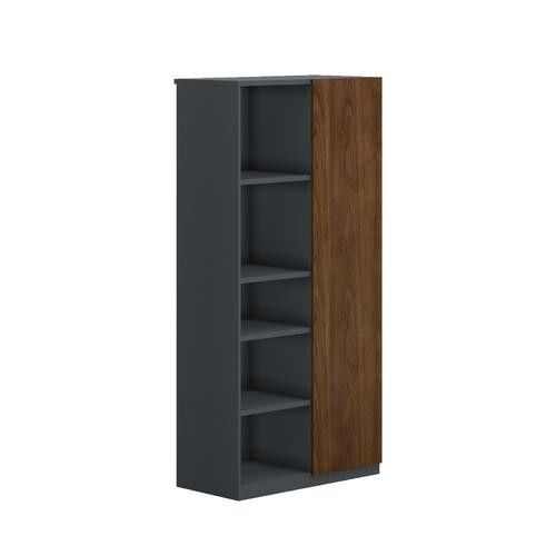 Large Capacity Office Storage Cabinet , MDF 2000mm Display Shelf Bookcase