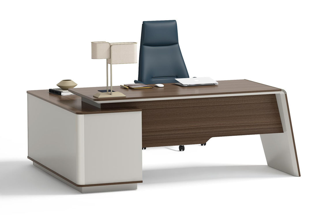 Commercial Executive Office Table Australian Oak + Gray Color